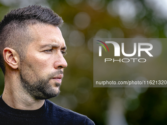 AFC Ajax Amsterdam trainer Francesco Fariolo during the match RKC - Ajax at the Mandemakers Stadium for the Dutch Eredivisie season 2024-202...