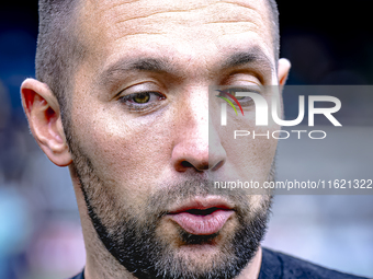 AFC Ajax Amsterdam trainer Francesco Fariolo during the match RKC - Ajax at the Mandemakers Stadium for the Dutch Eredivisie season 2024-202...