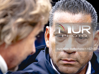 RKC trainer Henk Fraser during the match RKC - Ajax at the Mandemakers Stadium for the Dutch Eredivisie season 2024-2025 in Waalwijk, Nether...