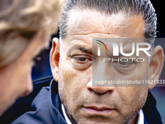 RKC trainer Henk Fraser during the match RKC - Ajax at the Mandemakers Stadium for the Dutch Eredivisie season 2024-2025 in Waalwijk, Nether...