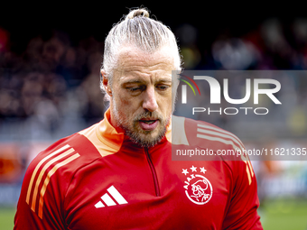 AFC Ajax Amsterdam goalkeeper Remko Pasveer during the match RKC - Ajax at the Mandemakers Stadium for the Dutch Eredivisie season 2024-2025...