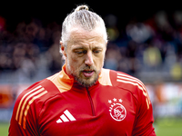 AFC Ajax Amsterdam goalkeeper Remko Pasveer during the match RKC - Ajax at the Mandemakers Stadium for the Dutch Eredivisie season 2024-2025...