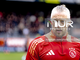 AFC Ajax Amsterdam goalkeeper Remko Pasveer during the match RKC - Ajax at the Mandemakers Stadium for the Dutch Eredivisie season 2024-2025...