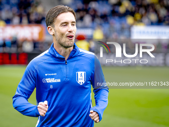 RKC player Patrick Vroegh plays during the match RKC vs. Ajax at the Mandemakers Stadium for the Dutch Eredivisie season 2024-2025 in Waalwi...