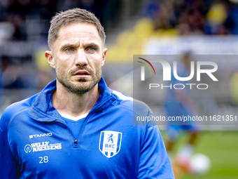 RKC player Aaron Meijers during the match RKC - Ajax at the Mandemakers Stadium for the Dutch Eredivisie season 2024-2025 in Waalwijk, Nethe...