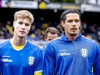 RKC player Tim van der Loo and RKC player Oskar Zawada during the match RKC vs. Ajax at the Mandemakers Stadium for the Dutch Eredivisie sea...