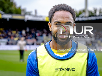 RKC player Denilho Cleonise plays during the match RKC - Ajax at the Mandemakers Stadium for the Dutch Eredivisie season 2024-2025 in Waalwi...