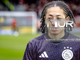 AFC Ajax Amsterdam midfielder Kian Fitz-Jim plays during the match RKC - Ajax at the Mandemakers Stadium for the Dutch Eredivisie season 202...