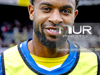 RKC player Denilho Cleonise plays during the match RKC - Ajax at the Mandemakers Stadium for the Dutch Eredivisie season 2024-2025 in Waalwi...