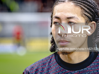 AFC Ajax Amsterdam midfielder Kian Fitz-Jim plays during the match RKC - Ajax at the Mandemakers Stadium for the Dutch Eredivisie season 202...