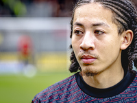 AFC Ajax Amsterdam midfielder Kian Fitz-Jim plays during the match RKC - Ajax at the Mandemakers Stadium for the Dutch Eredivisie season 202...