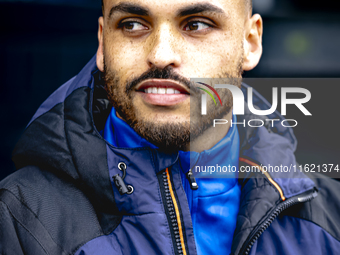 RKC player Alexander Jakobsen plays during the match RKC vs. Ajax at the Mandemakers Stadium for the Dutch Eredivisie season 2024-2025 in Wa...