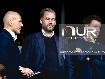 RKC director Alex Kroes and Marijn Beuker of AFC Ajax during the match RKC - Ajax at the Mandemakers Stadium for the Dutch Eredivisie season...