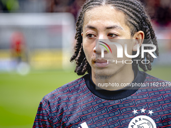 AFC Ajax Amsterdam midfielder Kian Fitz-Jim plays during the match RKC - Ajax at the Mandemakers Stadium for the Dutch Eredivisie season 202...