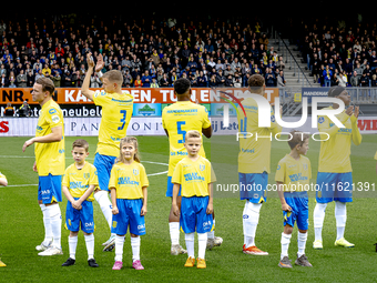 Line up RKC Waalwijk during the match RKC - Ajax at the Mandemakers Stadium for the Dutch Eredivisie season 2024-2025 in Waalwijk, Netherlan...