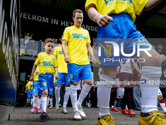 RKC player Julian Lelieveld plays during the match between RKC and Ajax at the Mandemakers Stadium for the Dutch Eredivisie season 2024-2025...