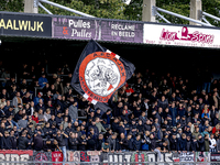 Supporters of AFC Ajax Amsterdam during the match RKC - Ajax at the Mandemakers Stadium for the Dutch Eredivisie season 2024-2025 in Waalwij...