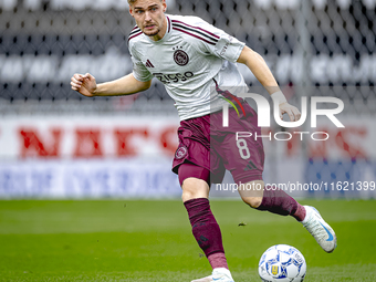 AFC Ajax Amsterdam midfielder Kenneth Taylor during the match RKC - Ajax at the Mandemakers Stadium for the Dutch Eredivisie season 2024-202...