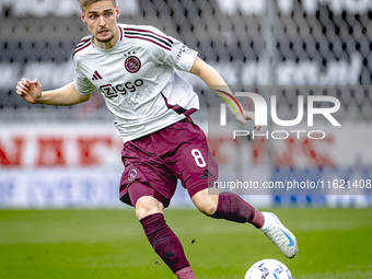 AFC Ajax Amsterdam midfielder Kenneth Taylor during the match RKC - Ajax at the Mandemakers Stadium for the Dutch Eredivisie season 2024-202...