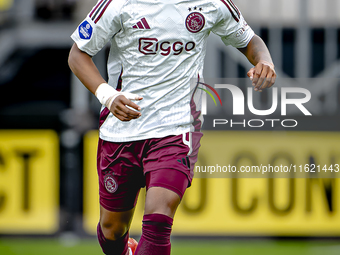 AFC Ajax Amsterdam defender Jorrel Hato during the match RKC - Ajax at the Mandemakers Stadium for the Dutch Eredivisie season 2024-2025 in...