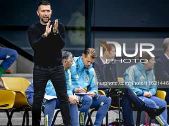 AFC Ajax Amsterdam trainer Francesco Fariolo during the match RKC - Ajax at the Mandemakers Stadium for the Dutch Eredivisie season 2024-202...