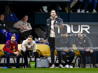 RKC goalkeeper trainer Bart Tinus during the match RKC - Ajax at the Mandemakers Stadium for the Dutch Eredivisie season 2024-2025 in Waalwi...