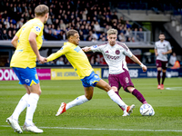 RKC player Liam van Gelderen and AFC Ajax Amsterdam midfielder Kenneth Taylor during the match RKC - Ajax at the Mandemakers Stadium for the...