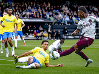 RKC player Daouda Weidmann and AFC Ajax Amsterdam forward Jaydon Banel during the match RKC vs. Ajax at the Mandemakers Stadium for the Dutc...