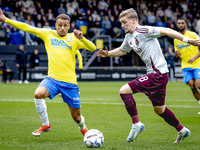 RKC player Liam van Gelderen and AFC Ajax Amsterdam midfielder Kenneth Taylor during the match RKC vs. Ajax at the Mandemakers Stadium for t...