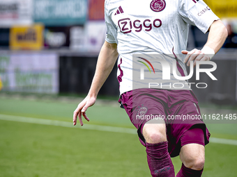 AFC Ajax Amsterdam midfielder Kenneth Taylor during the match RKC - Ajax at the Mandemakers Stadium for the Dutch Eredivisie season 2024-202...