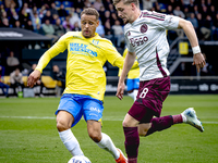 RKC player Liam van Gelderen and AFC Ajax Amsterdam midfielder Kenneth Taylor during the match RKC vs. Ajax at the Mandemakers Stadium for t...