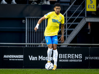 RKC player Richonell Margaret plays during the match between RKC and Ajax at the Mandemakers Stadium for the Dutch Eredivisie season 2024-20...