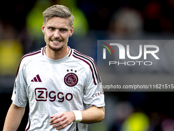 AFC Ajax Amsterdam midfielder Kenneth Taylor during the match RKC - Ajax at the Mandemakers Stadium for the Dutch Eredivisie season 2024-202...