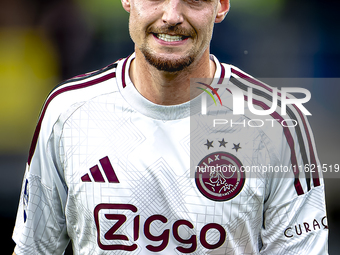 AFC Ajax Amsterdam midfielder Kenneth Taylor during the match RKC - Ajax at the Mandemakers Stadium for the Dutch Eredivisie season 2024-202...