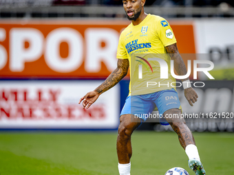 RKC player Denilho Cleonise plays during the match RKC - Ajax at the Mandemakers Stadium for the Dutch Eredivisie season 2024-2025 in Waalwi...