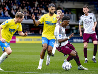 RKC player Julian Lelieveld, RKC player Yassin Oukili, and AFC Ajax Amsterdam forward Jaydon Banel during the match RKC - Ajax at the Mandem...