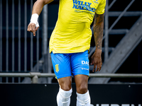 RKC player Richonell Margaret plays during the match between RKC and Ajax at the Mandemakers Stadium for the Dutch Eredivisie season 2024-20...