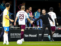 AFC Ajax Amsterdam forward Christian Rasmussen and AFC Ajax Amsterdam trainer Francesco Fariolo during the match RKC - Ajax at the Mandemake...