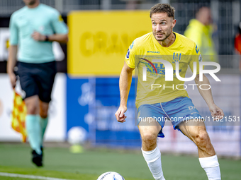 RKC player Aaron Meijers during the match RKC - Ajax at the Mandemakers Stadium for the Dutch Eredivisie season 2024-2025 in Waalwijk, Nethe...