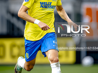 RKC player Dario van de Buijs during the match RKC vs. Ajax at the Mandemakers Stadium for the Dutch Eredivisie season 2024-2025 in Waalwijk...