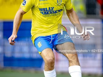 RKC player Aaron Meijers during the match RKC - Ajax at the Mandemakers Stadium for the Dutch Eredivisie season 2024-2025 in Waalwijk, Nethe...