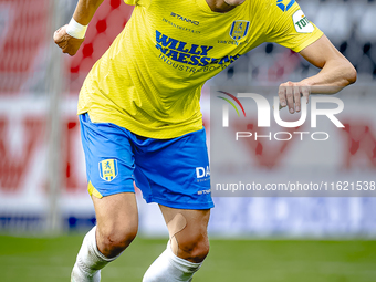 RKC player Dario van de Buijs during the match RKC vs. Ajax at the Mandemakers Stadium for the Dutch Eredivisie season 2024-2025 in Waalwijk...