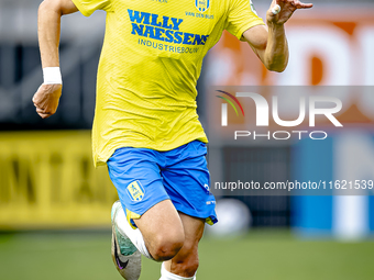 RKC player Dario van de Buijs during the match RKC vs. Ajax at the Mandemakers Stadium for the Dutch Eredivisie season 2024-2025 in Waalwijk...