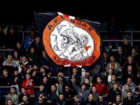 Supporters of AFC Ajax Amsterdam during the match RKC - Ajax at the Mandemakers Stadium for the Dutch Eredivisie season 2024-2025 in Waalwij...