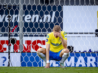 RKC player Dario van de Buijs appears dejected during the match between RKC and Ajax at the Mandemakers Stadium for the Dutch Eredivisie sea...