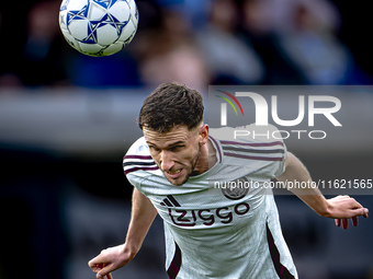 AFC Ajax Amsterdam midfielder Branco van den Boomen plays during the match RKC - Ajax at the Mandemakers Stadium for the Dutch Eredivisie se...