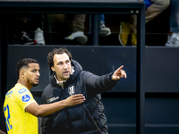 RKC player Mohamed Ihattaren and RKC assistant trainer Geert-Arend Roorda during the match RKC vs. Ajax at the Mandemakers Stadium for the D...