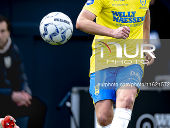 RKC player Julian Lelieveld plays during the match between RKC and Ajax at the Mandemakers Stadium for the Dutch Eredivisie season 2024-2025...