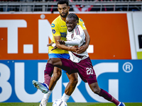 RKC player Yassin Oukili and AFC Ajax Amsterdam forward Bertrand Traore during the match RKC vs. Ajax at the Mandemakers Stadium for the Dut...