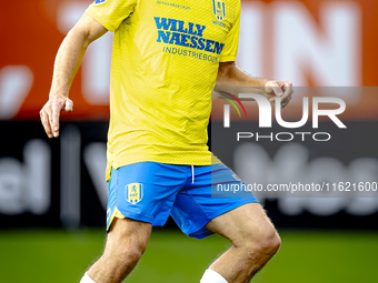 RKC player Aaron Meijers during the match RKC - Ajax at the Mandemakers Stadium for the Dutch Eredivisie season 2024-2025 in Waalwijk, Nethe...